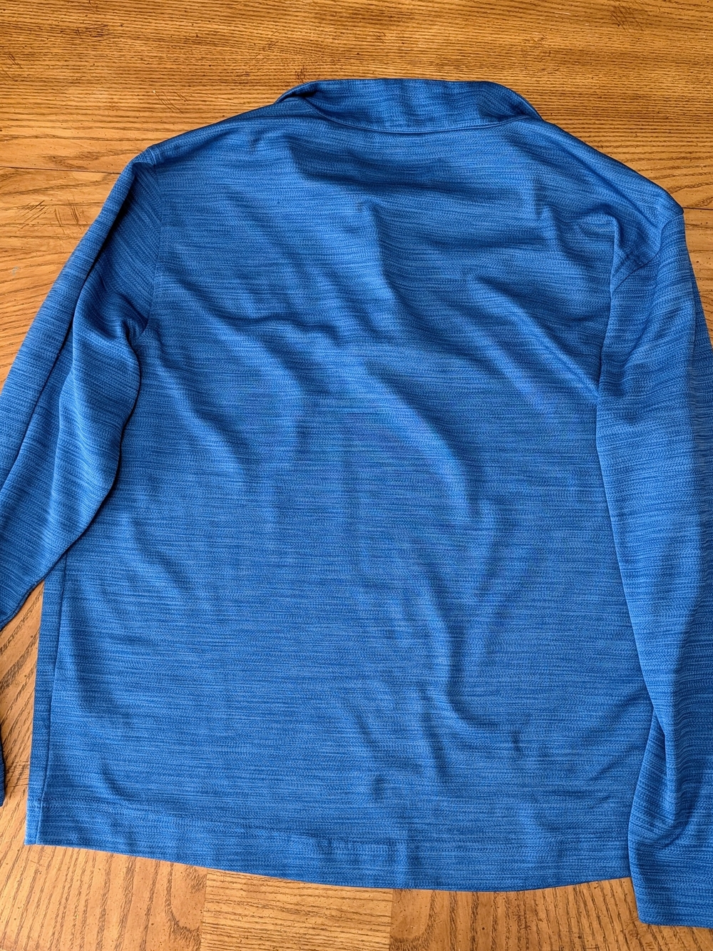 Greg Norman Collection Blue Quarter-Zip Performance Pullover - Picture 3 of 3